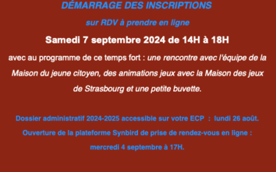 LA MAISON DU JEUNE CITOYEN FAIT SA RENTRÉE 2024/2025