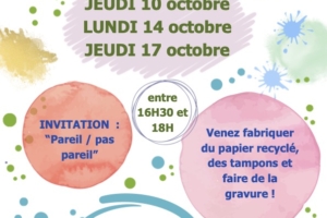 Ateliers artistiques pour les enfants avec les parents